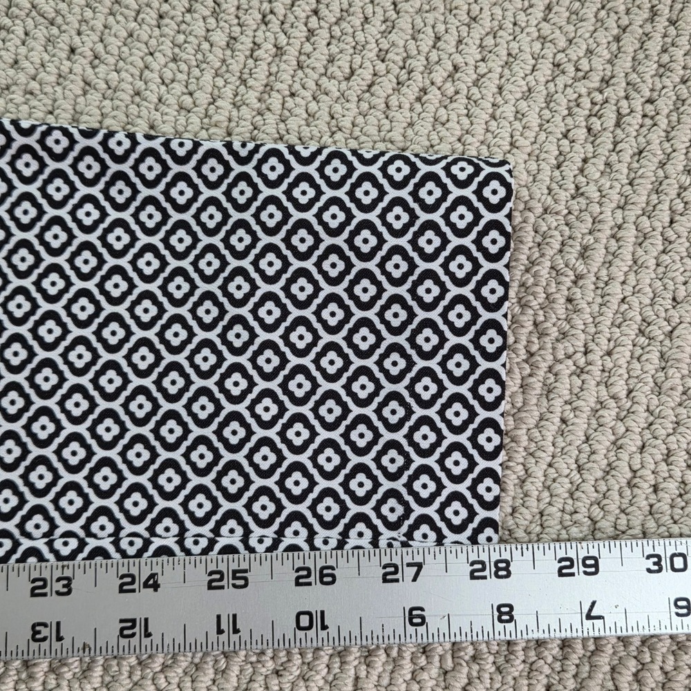 NWT Michael Kors Black White Print Super Skinny Ankle Pull On‎ High-Rise Pants M - Picture 9 of 10